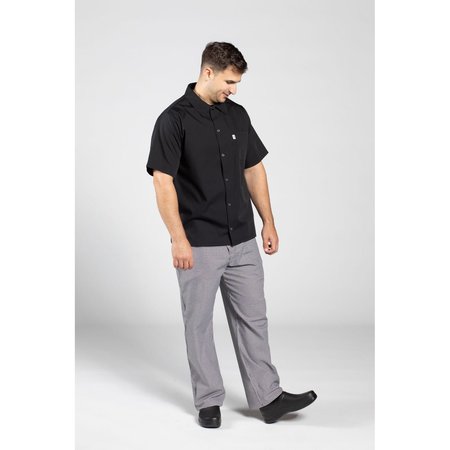 UNCOMMON THREADS Snap Utility Shirt Blk SM 0950-0102